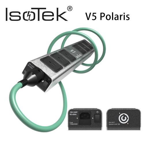 IsoTek 英國 電源處理器 V5 Polaris 六孔擴展電源線插座降噪/濾波/淨化功能 附加Initium電源線 公司貨