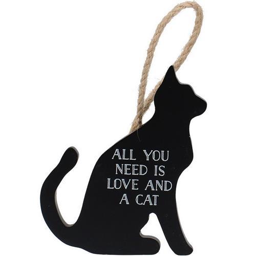 《Creative Tops》Tails木質掛飾(黑貓S)