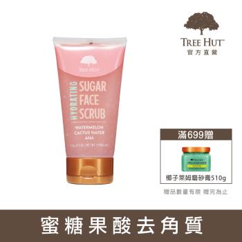 TREE HUT 樹上小屋 乳木果蜜糖臉部磨砂膏 210g-西瓜蘆薈