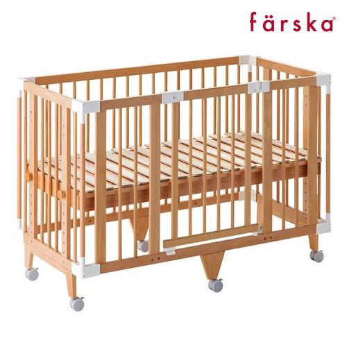 【farska】童趣森林5合1嬰兒大床 Long (嬰兒床/圍欄/畫桌/沙發/書桌/蚊帳/櫸木/抽屜)