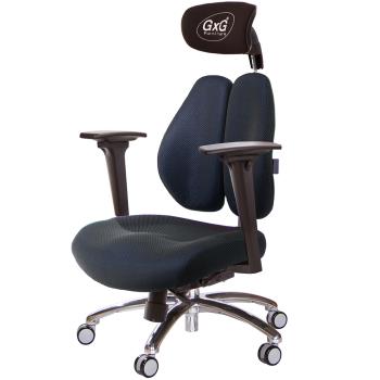 GXG 雙軸枕 DUO KING 工學椅(鋁腳/3D升降扶手) TW-3606 LUA9