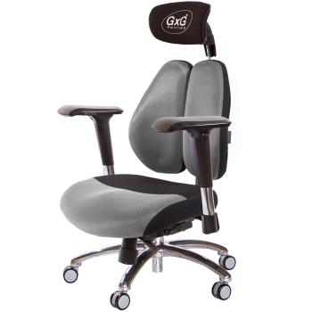 GXG 雙軸枕 DUO KING 工學椅(鋁腳/4D金屬手) TW-3606 LUA7