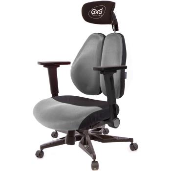 GXG 雙軸枕 DUO KING 工學椅(電競腳/4D平面摺疊手) TW-3606 KGA1H