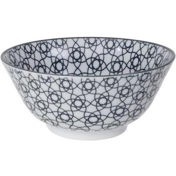 《Tokyo Design》瓷製餐碗(花繩黑15cm)