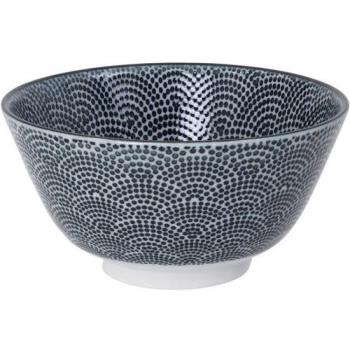 《Tokyo Design》瓷製餐碗(扇點黑12cm)