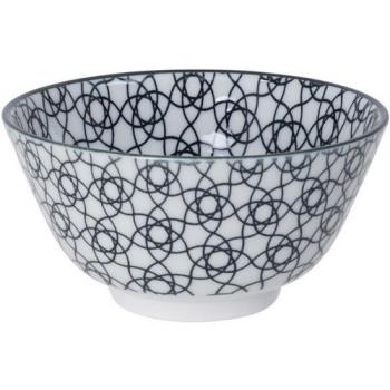 《Tokyo Design》瓷製餐碗(花繩黑12cm)