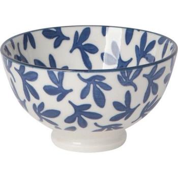 《NOW》瓷製餐碗(湛藍花11.5cm)