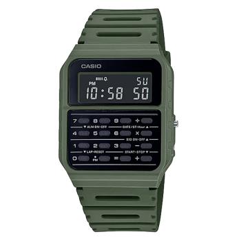 【CASIO】經典計算機錶-復刻回歸新色上市-綠(CA-53WF-3B)