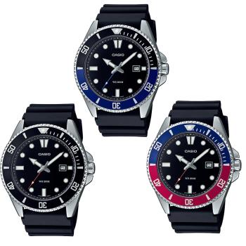 【CASIO】黑水鬼防水200米潛水錶 原廠公司貨 (MDV-107系列 共3色)