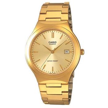 【CASIO】 經典復古簡約指標紳士日曆腕錶-羅馬金面 (MTP-1170N-9A)