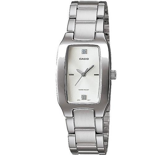 【CASIO】 清新時尚酒桶型指針腕錶-白面 (LTP-1165A-7C2)