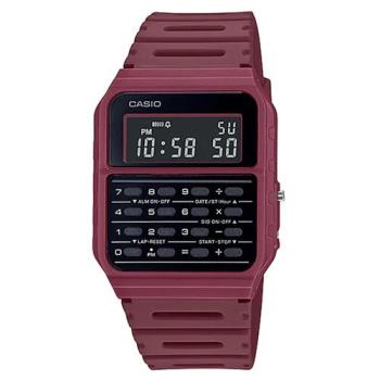 【CASIO】經典計算機錶-復刻回歸新色上市-紅(CA-53WF-4B)