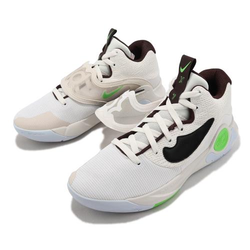 Nike 籃球鞋KD Trey 5 X EP 米白綠男鞋氣墊杜蘭特魔鬼氈DJ7554-014