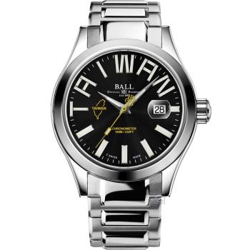 BALL Watch 騰雲號130週年台灣限定機械錶 NM9028C-S34C-BK/黑