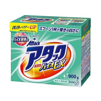 KAO 花王Attack 潔霸去污淨白高活性酵素洗衣粉EX大容量900g