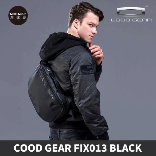 摩達客韓國進口COOD GEAR-FIX013都會黑風尚型男限定單肩包斜 跨包9L