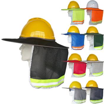 遮陽簾頭盔反光建筑工地安全帽
