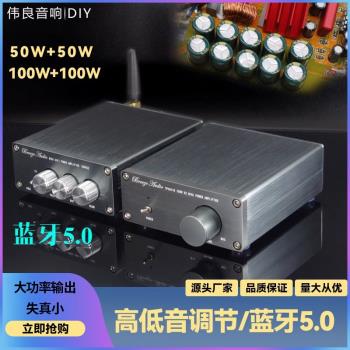 HIFI級的2.0立體聲數字功放機 TPA3116 50WX2 100WX2 藍芽5.0