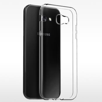 Samsung Galaxy A7 2017 晶亮透明 TPU 高質感軟式手機殼/保護套 光學紋理設計防指紋