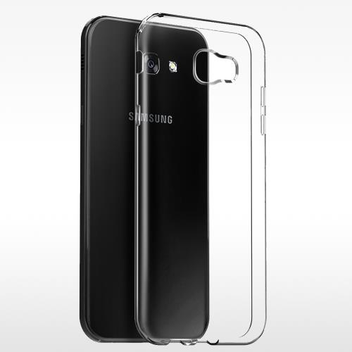 Samsung Galaxy A7 2017 晶亮透明 TPU 高質感軟式手機殼/保護套  光學紋理設計防指紋