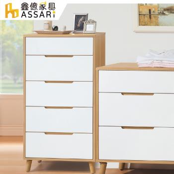 【ASSARI】肯詩特五斗櫃(寬61x深40x高117cm)