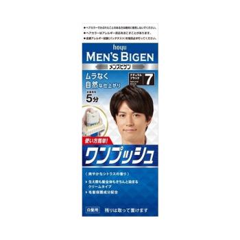 BIGEN 美源男士染髮膏按壓式色號7自然黑1盒