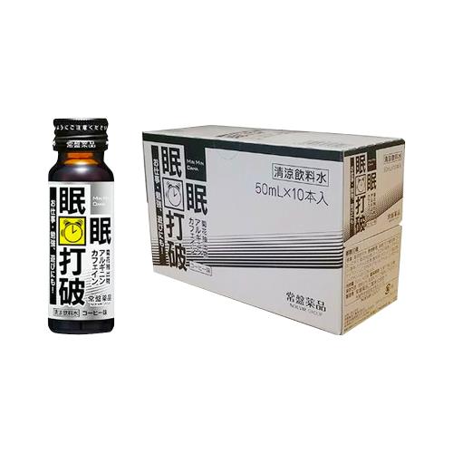 TOKIWA 常盤藥品工業眠眠打破清涼提神供能飲料咖啡味50ml×10瓶|會員獨