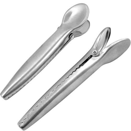 《Premier》不鏽鋼鋸齒封口夾2入