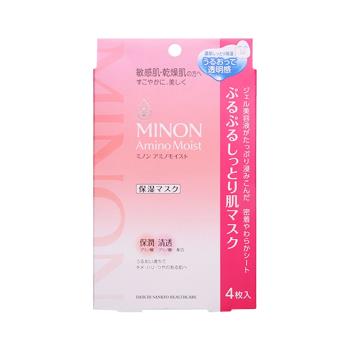 MINON氨基酸保濕面膜乾燥敏感肌可用4片