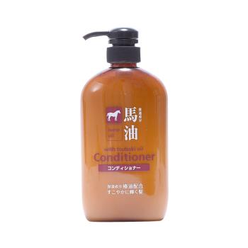 KUMANOYUSHI 熊野油脂弱酸性馬油護髮素600ML