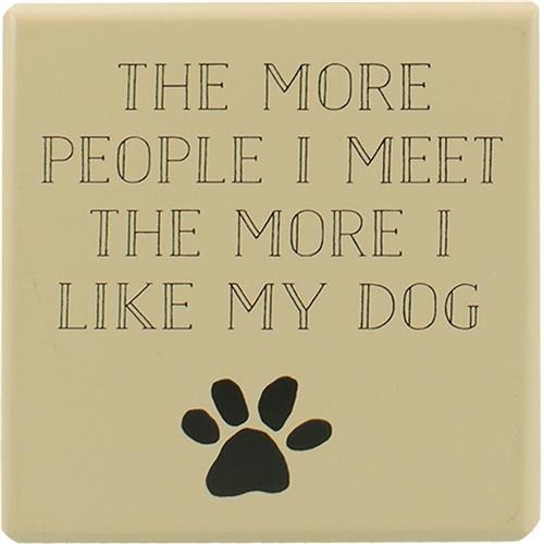 《Creative Tops》Tails方型標語磁鐵(黃褐)