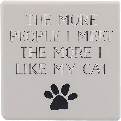 《Creative Tops》Tails方型標語磁鐵(藕粉)