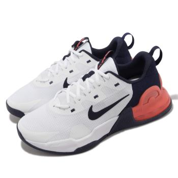 Nike 訓練鞋 M Air Max Alpha Trainer 5 男鞋 白 深藍 健身 氣墊 運動鞋 DM0829-102