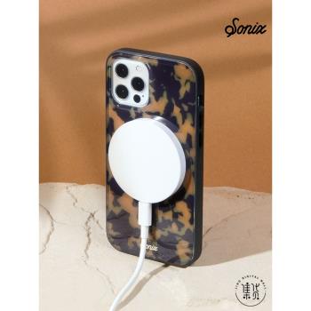 美國SONIX適用蘋果iPhone12ProMax充電器MagSafe磁吸無線快充Pro