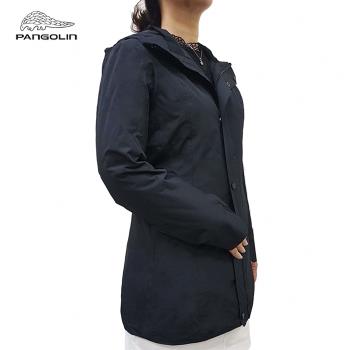 【PANGOLIN】女長版輕量防水保暖外套