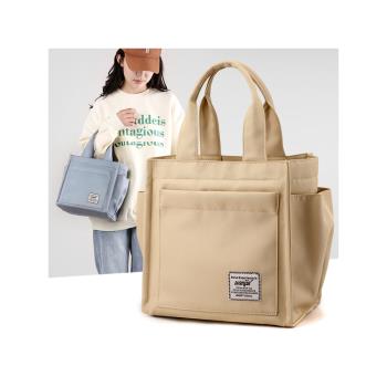 尼龍牛津布小包女外出時尚手提袋子媽咪拎包大容量上班帶飯便當包