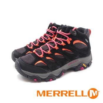 MERRELL(女)MOAB 3 MID GORE-TEX防水登山中筒鞋 女鞋-黑(另有淺灰)