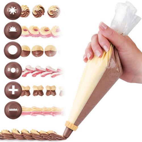 《tescoma》Delicia六花嘴雙管擠花組