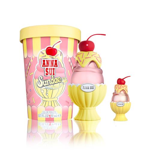 【ANNA SUI】果漾聖代淡香水50ml-樂夏百香(贈隨機ANNA SUI小香5ml)