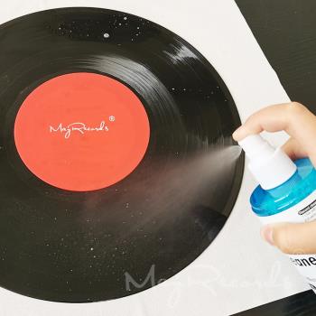 黑膠唱片清潔套裝LP保養清洗液除防靜電碳纖維刷唱頭唱針唱機工具