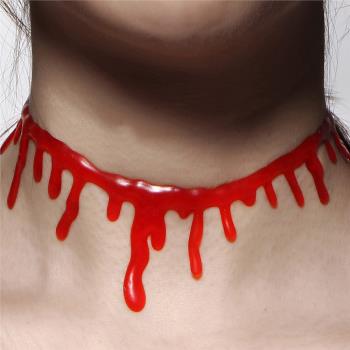 Halloween decorative horror vampire Diablo blood Necklace