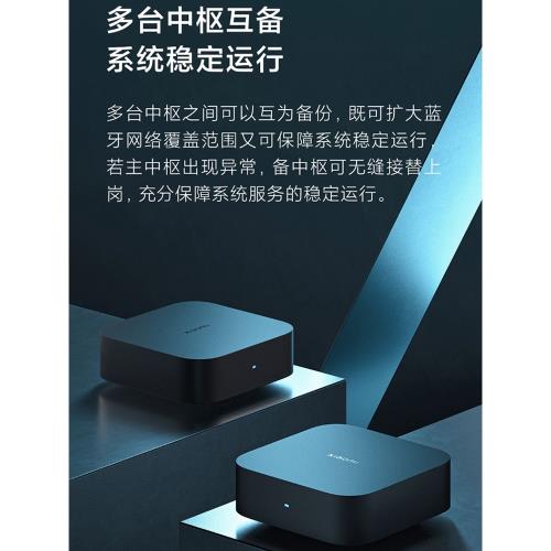 小米智能中樞網關多功能藍牙mesh遠程控制家電米家場景聯動人體