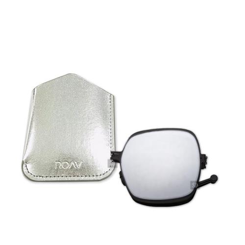 【ROAV】薄鋼 折疊墨鏡 多邊形太陽眼鏡 SS010 C13.61 白水銀/黑框 水銀墨鏡 美國 OVERSIZE 62mm