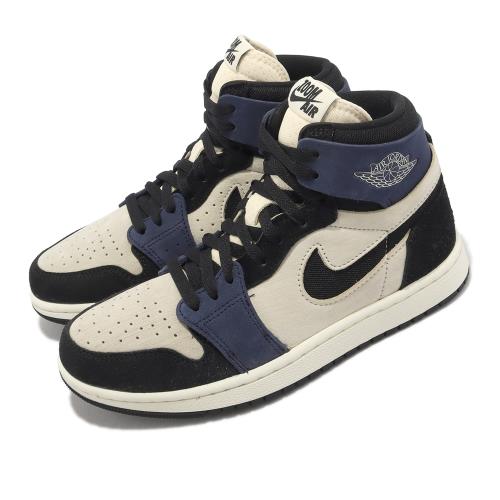 Nike 休閒鞋Wmns Air Jordan 1 ZM Air CMFT 2 女鞋米黑AJ1 麂皮DV1305