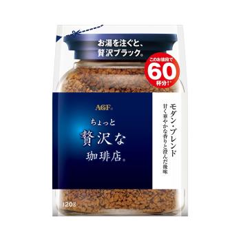 日本 AGF 輕奢咖啡店 醇厚現代混合 速溶咖啡 120g/袋 即溶咖啡 黑咖啡 咖啡粉 agf 咖啡 即溶黑咖啡 即溶咖啡粉 日本咖啡 咖啡粉即溶