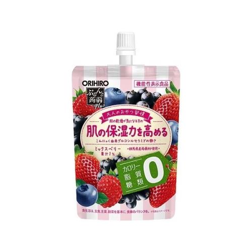ORIHIRO 立喜樂爽口0卡果味吸吸凍PLUS混合漿果味130g