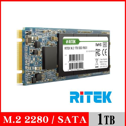 RITEK錸德 R801 1TB M2 2280/SATA-III SSD固態硬碟