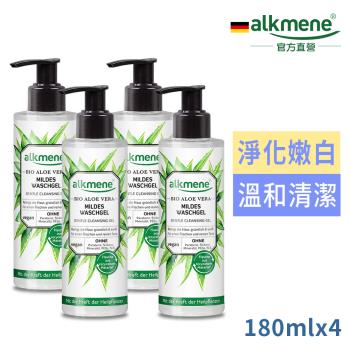 (買2送2)德國歐珂蔓蘆薈清爽潔面凝膠180ml 共4入(總代理公司貨)