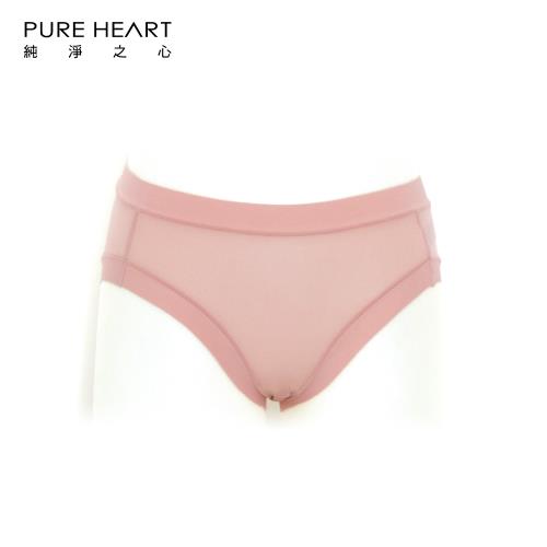Pure Heart 淡雅素面-氧化鋅抗菌 彈力貼身內褲(中低腰)7件組-型號836