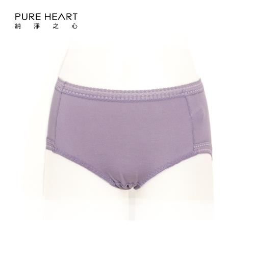 Pure Heart 圓點蕾絲-莫代爾石墨烯 天絲棉抗菌內褲(中低腰)6件組-型號852
